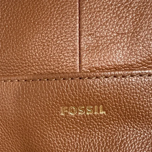 Fossil Tan Leather Backpack - Picture 2 of 10